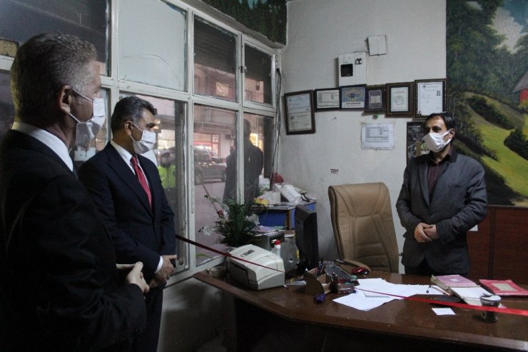 Vali Gül ve Emniyet Müdürü Zeybek’ten denetim