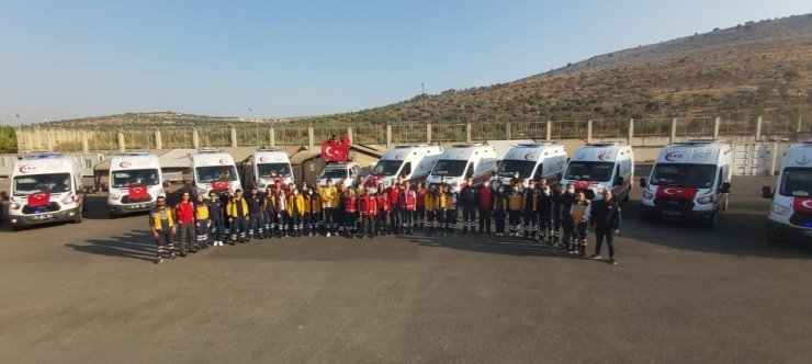 Sınırda nöbet tutan UMKE ekibi Ata’yı andı