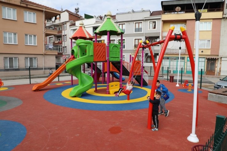 Hamidiye Mahallesi yeni parkına kavuştu