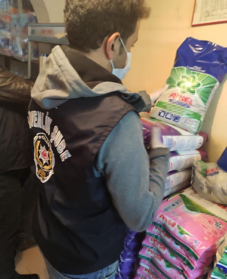 Fatih’te sahte deterjan operasyonu