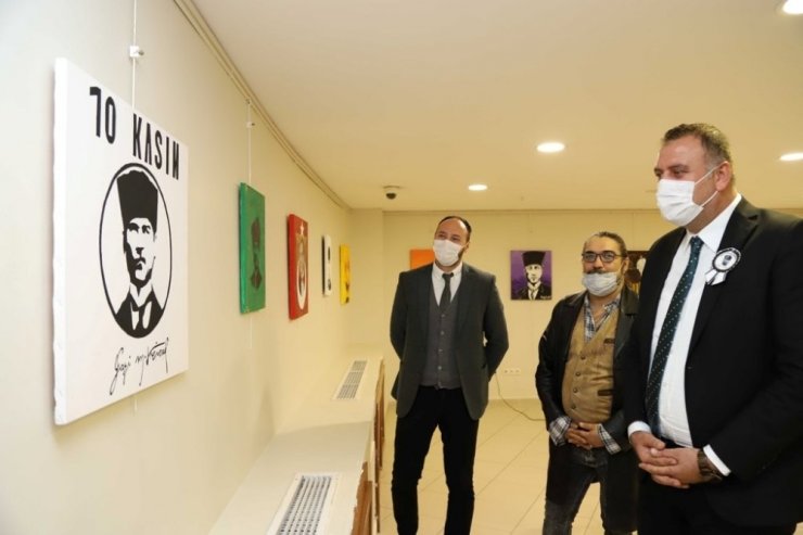 Kartal Belediyesi Sanat Akademisi öğrencilerinden ‘10 Kasım’ sergisi