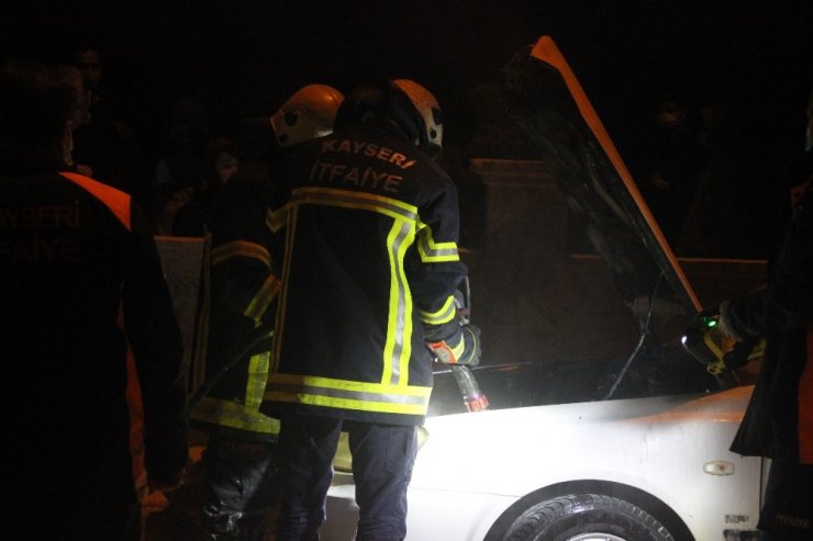 Sabah tamirden çıkan araç akşam yandı