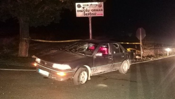 Kozan’da aracı taranan sürücü ağır yaralandı