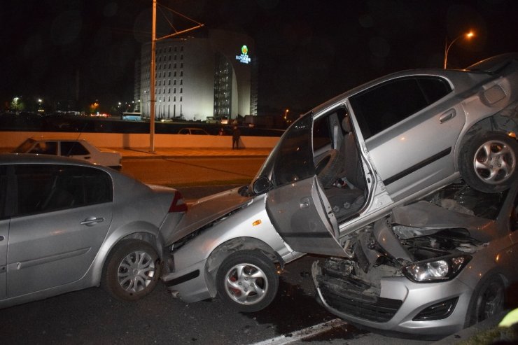 Malatya’da zincirleme kaza: 6 araç birbirine girdi