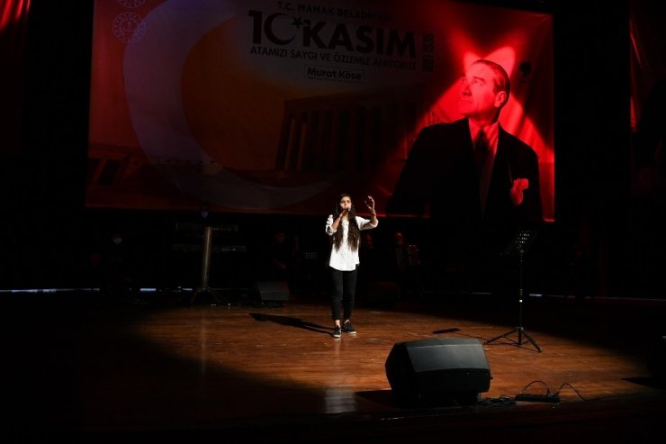 Mamak’ta 10 Kasım Atatürk’ü anma töreni yapıldı