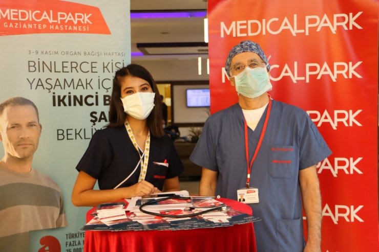 Medical Park Gaziantep Hastanesi’nde organ bağışı standı