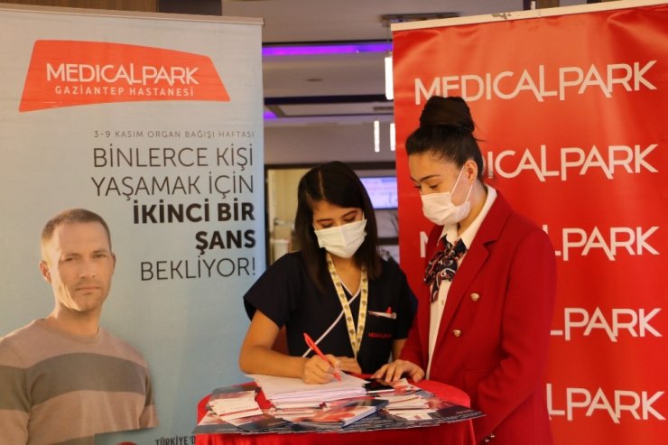 Medical Park Gaziantep Hastanesi’nde organ bağışı standı