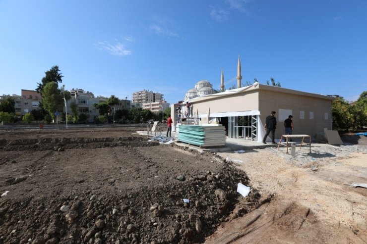 Mezitli Belediyesi Basın Evi bu ay sonu tamamlanıyor