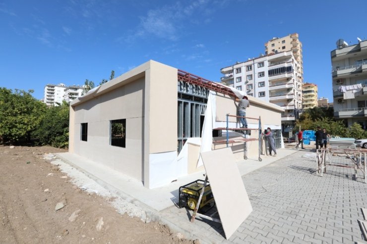 Mezitli Belediyesi Basın Evi bu ay sonu tamamlanıyor