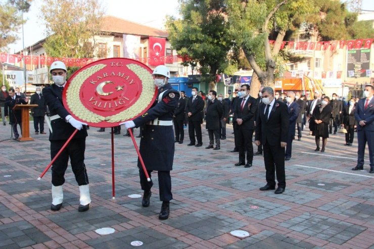 Karaman’da 10 Kasım törenleri