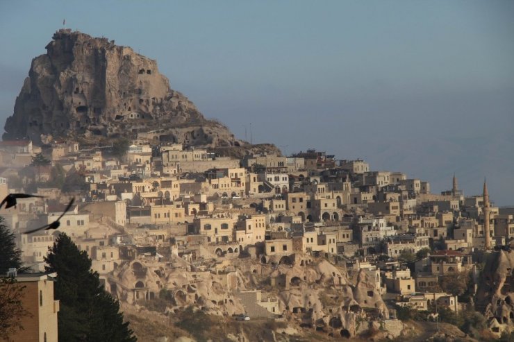 Kapadokya güne sis ile başladı
