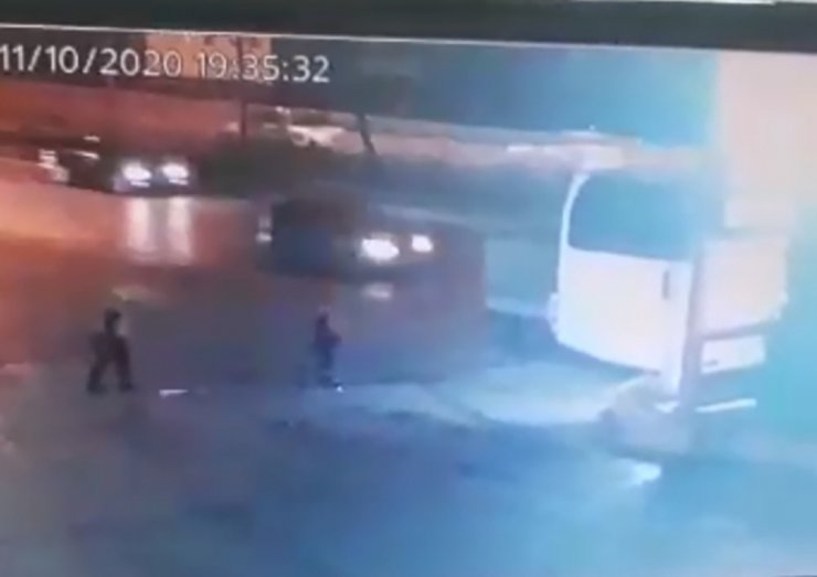 Şişli’de feci kaza kamerada