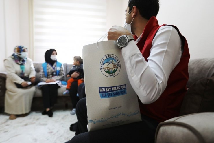 Talas’tan dezavantajlı ailelere çok yönlü destek