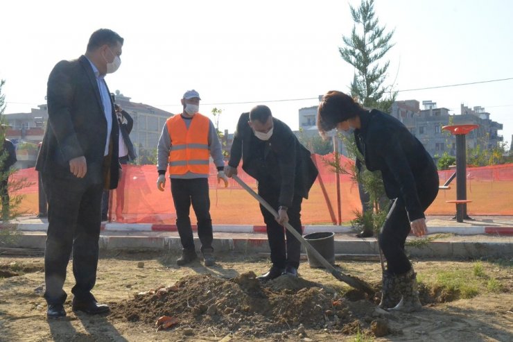 Atatürk anısına 82 fidan dikildi