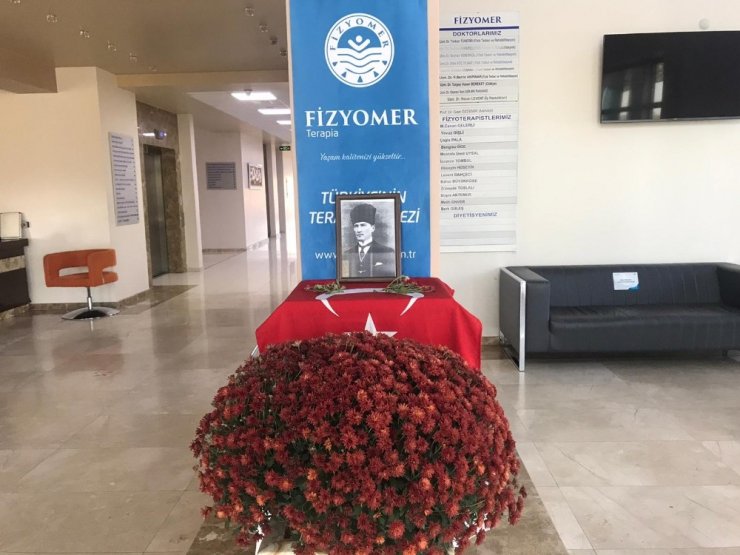 Fizyomer’de Atatürk’ü anma töreni
