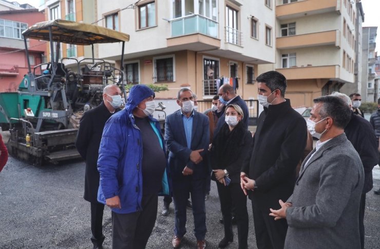 Üstyapı çalışmaları kapsamında Cevizli’de 4 Bin 673 ton asfalt serimi gerçekleştirildi