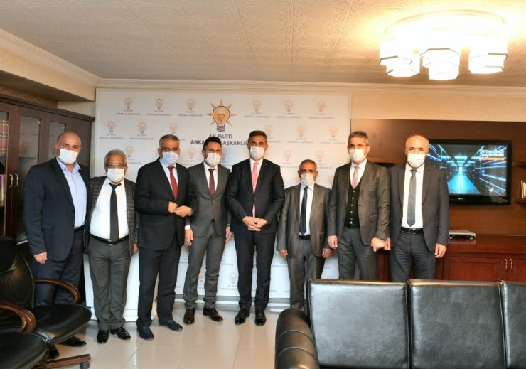 Ankaralı şoförlerden AK Parti Grup Başkan Vekili Köse’ye ziyaret