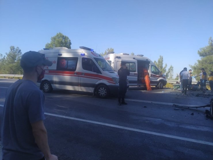 Antalya’da trafik kazası: 6 yaralı