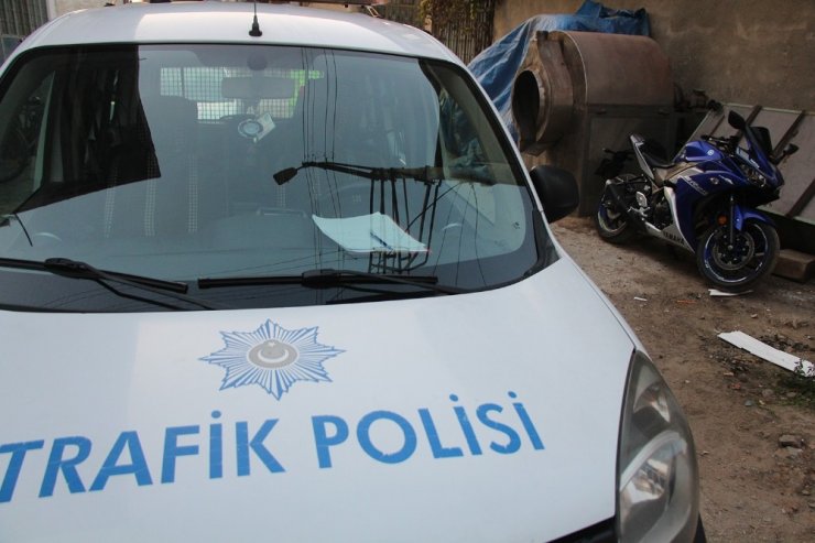 Salihli’den çalınan motosiklet Kula’da bulundu