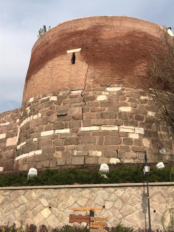 Ankara Kalesi’ndeki tehlike