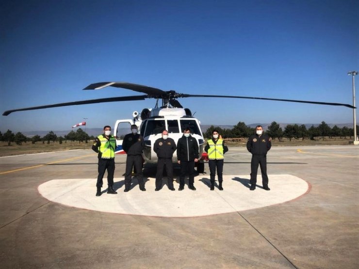 Helikopterli havadan trafik denetiminde ceza yağdı