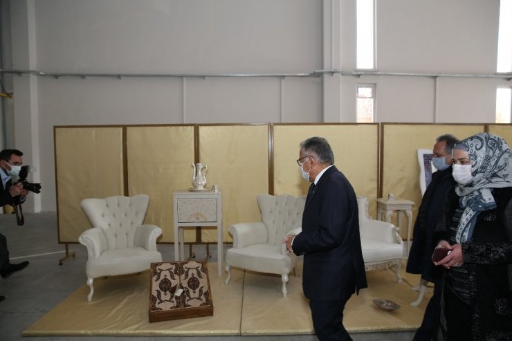 Başkan Büyükkılıç KAYMEK Sanat Merkezi’nde