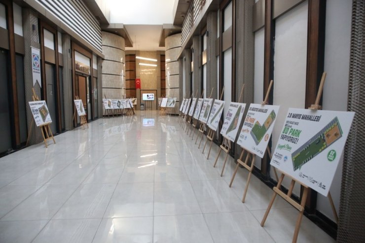 Melikgazi’de parklarda geri sayım devam ediyor