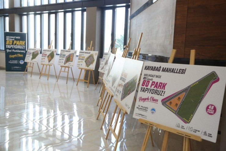 Melikgazi’de parklarda geri sayım devam ediyor