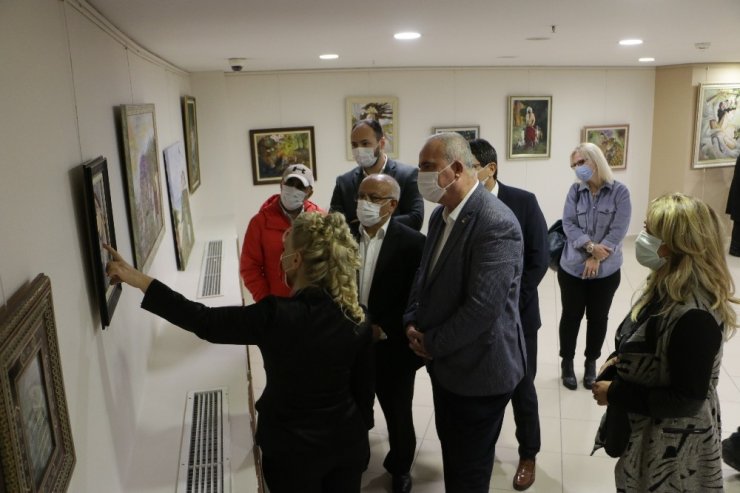 Min-El Mai Resim Sergisi’nin açılışı gerçekleştirildi