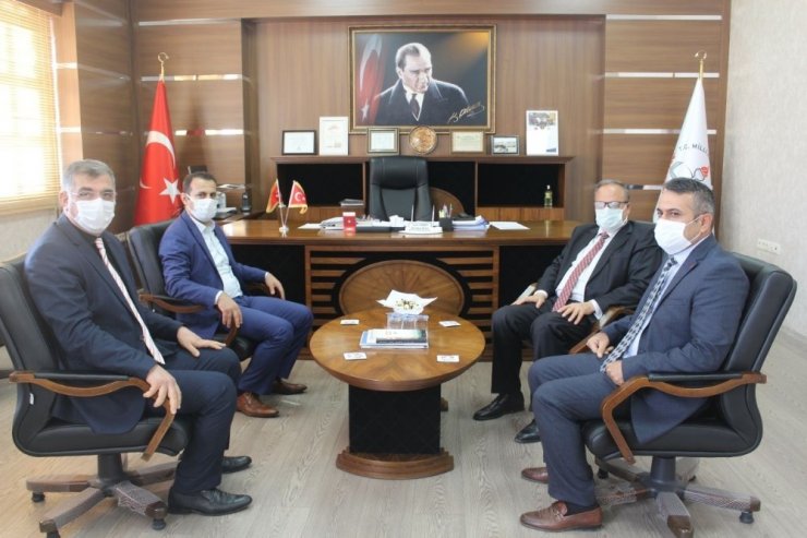 Müdür Alagöz, çalışmalar hakkında bilgi aldı