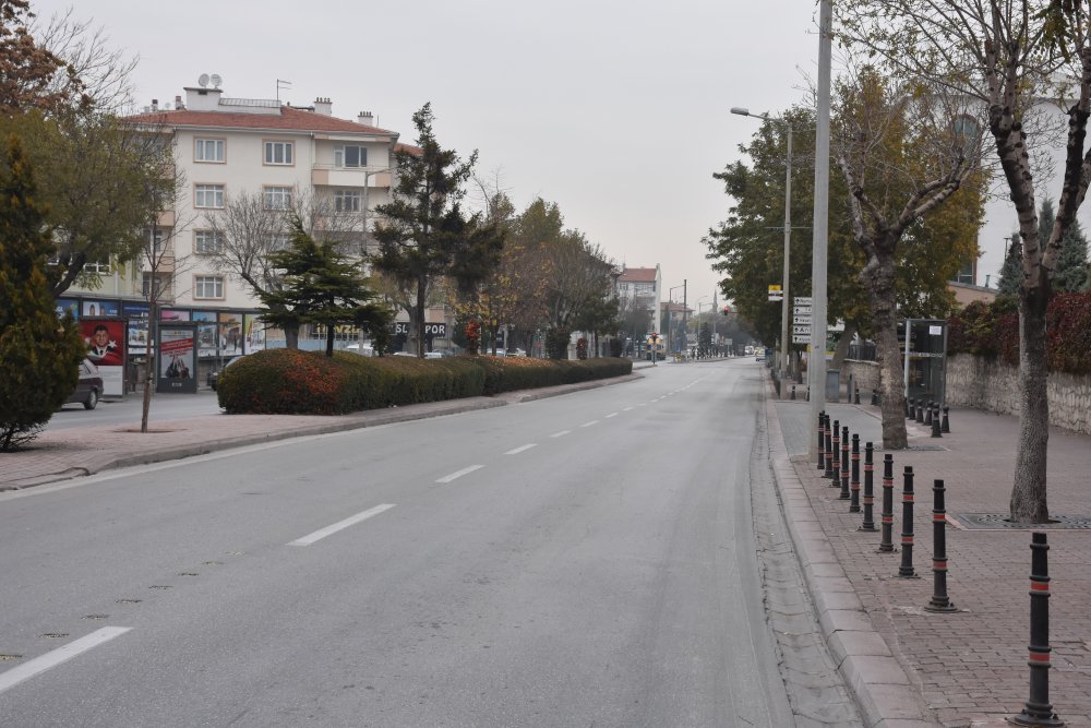 Konya Karaman Aksaray ve Afyonkarahisar'da kısıtlama olaysız geçti