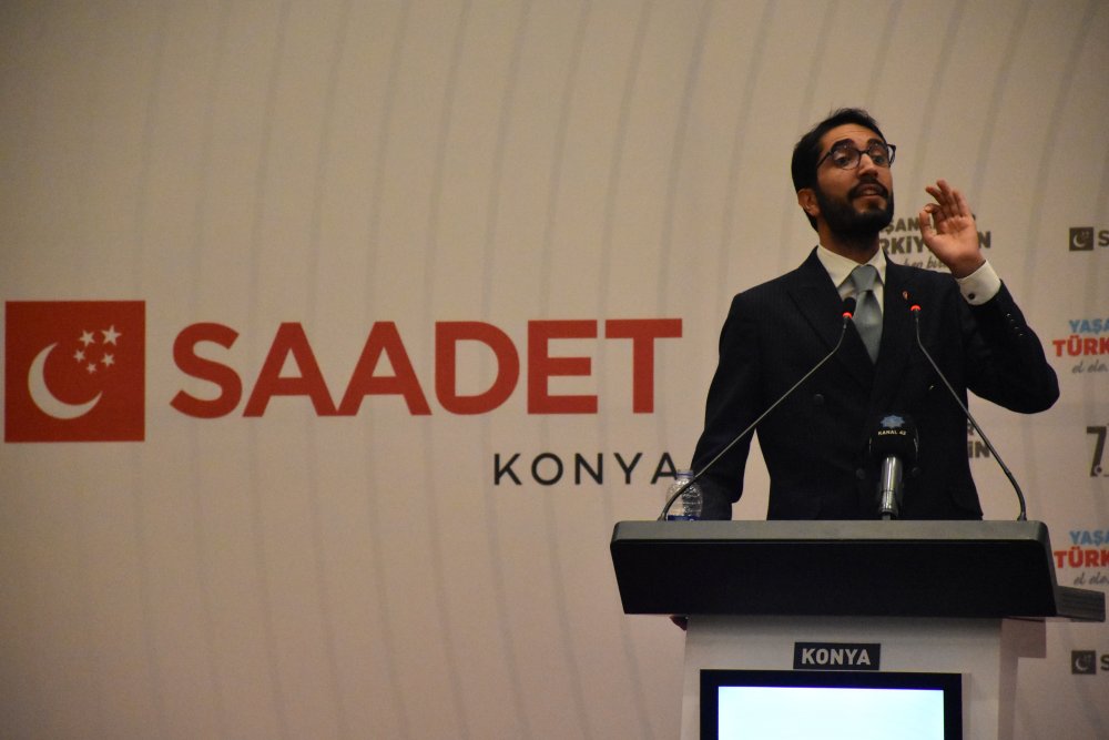 Saadet Partisi Konya İl Kongresinde konuşan Karamollaoğlu: Biz adil dağılımı önemsiyoruz
