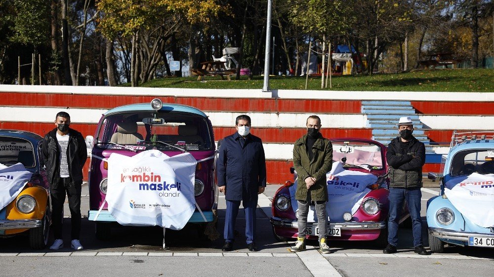 Maskeli vosvoslarla Kovid-19 farkındalığı