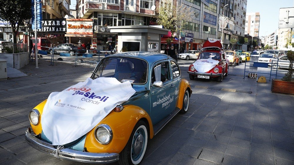 Maskeli vosvoslarla Kovid-19 farkındalığı