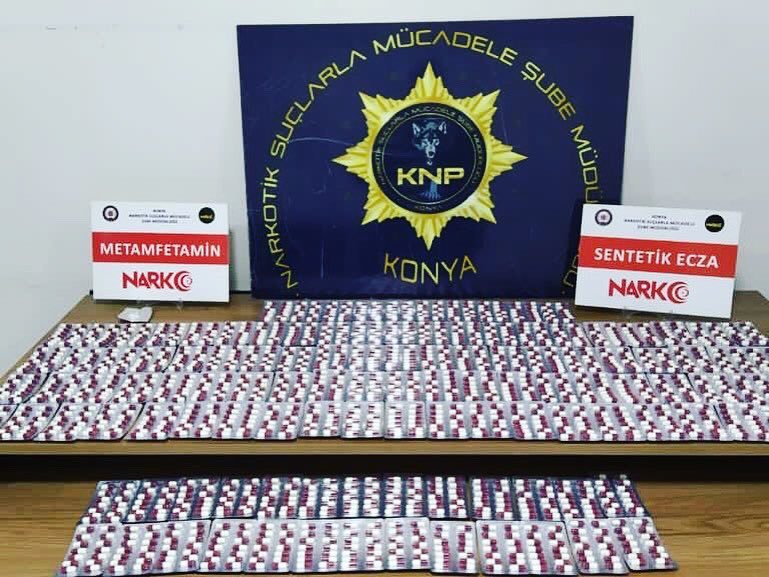 Konya'da zehir tacirlerine operasyon! 11 kişi yakalandı