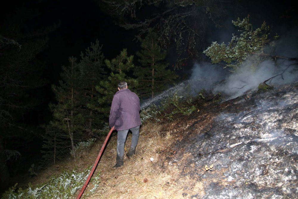 İnebolu'daki orman yangını kontrol altına alındı