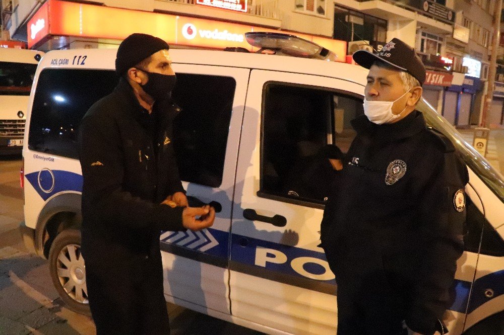 Kısıtlamada sokağa çıkan şahıs bin bir bahane uydurdu