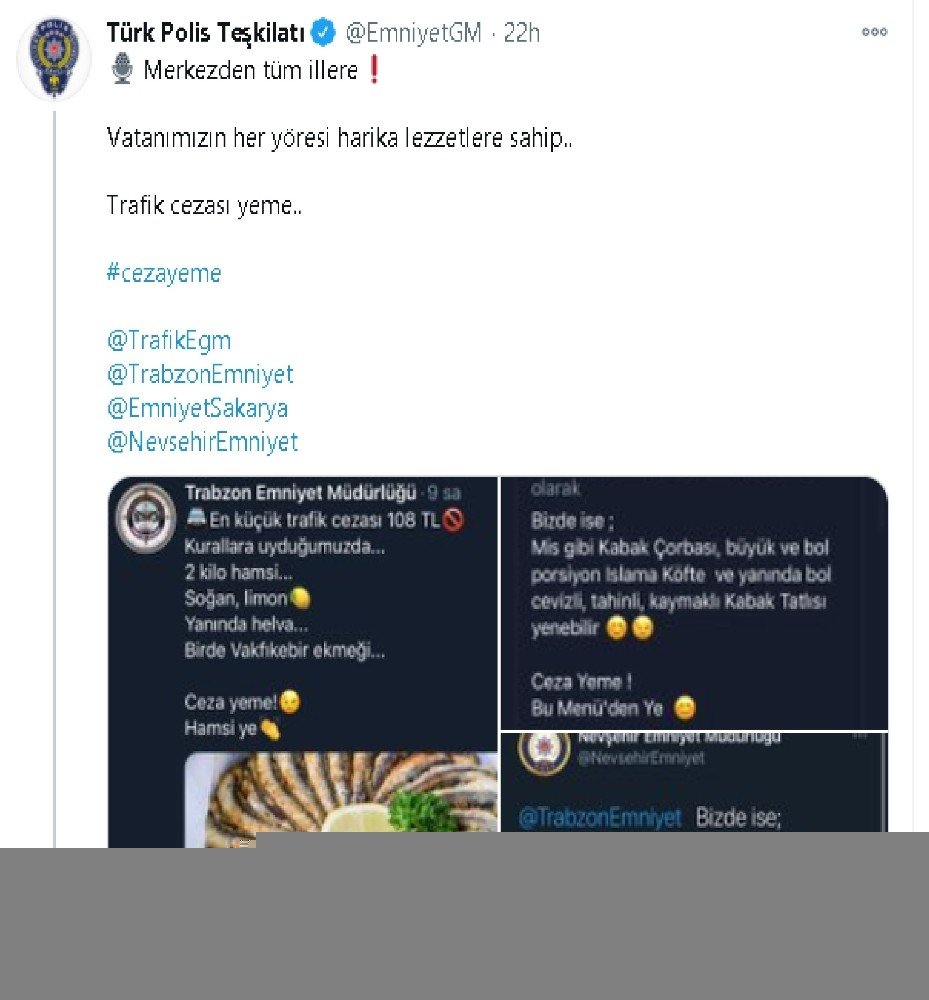 Konya'da koronavirüs tedbirlerine uyarsanız neler olur? Emniyet Müdürlüğü'nden manalı paylaşım