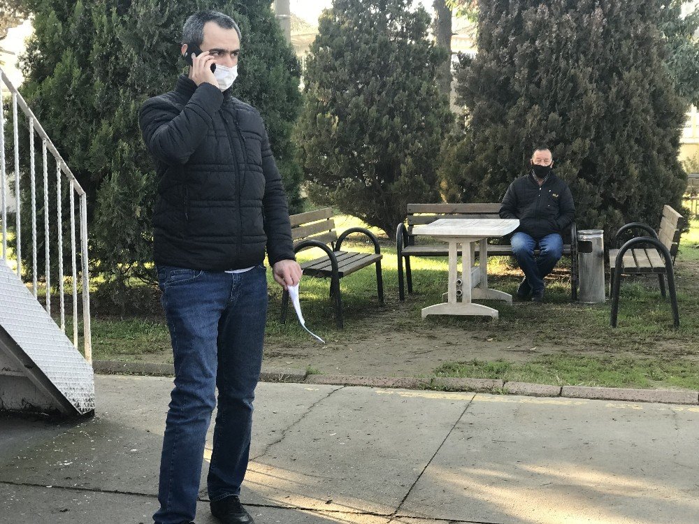 Cehalet! Koronavirüs riskli kişi resmi daireye girmeye çalıştı