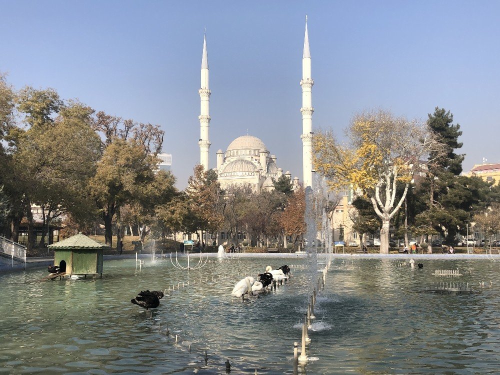 Konya Aralık'ta sonbaharı yaşadı