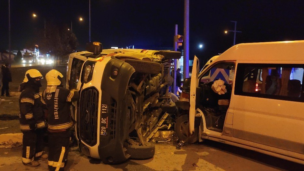 1'i bebek 14 kişinin yaralandığı ambulans kazasının görüntüleri ortaya çıktı