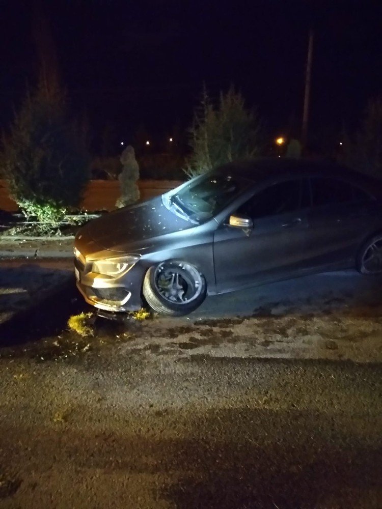 Konya'da sahte basın plakasıyla polisten kaçan araçtan 4 kilo eroin çıktı