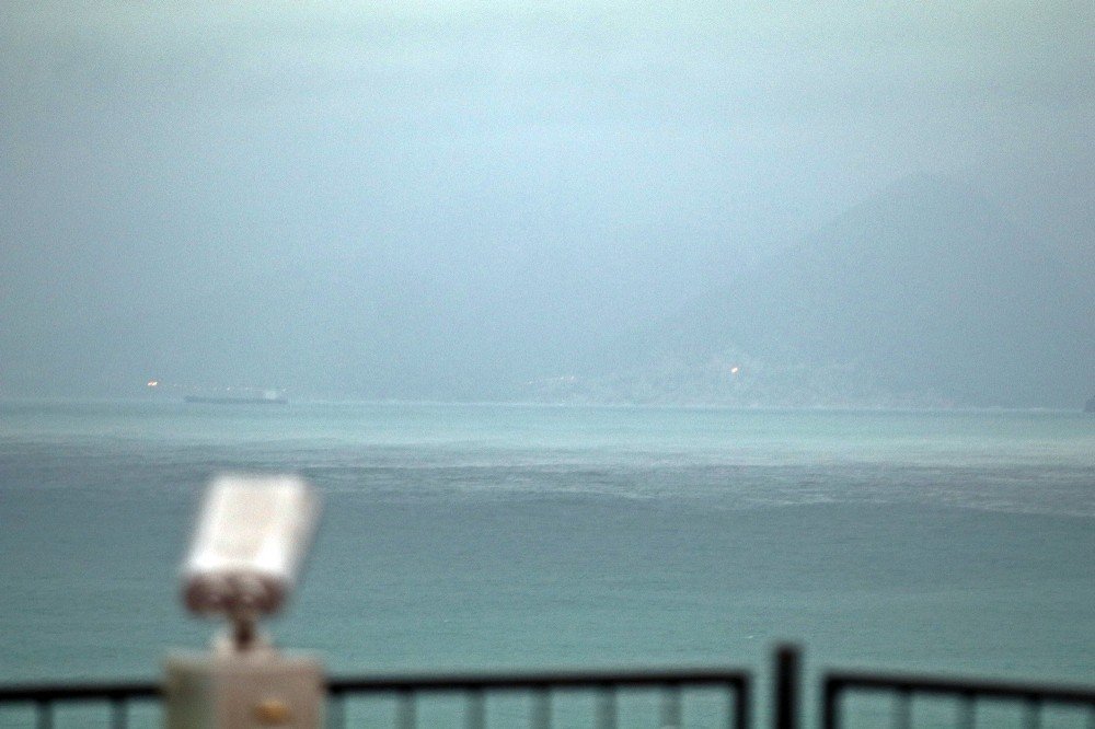 Fırtınanın dövdüğü Antalya kıyılarında muhteşem görüntüler