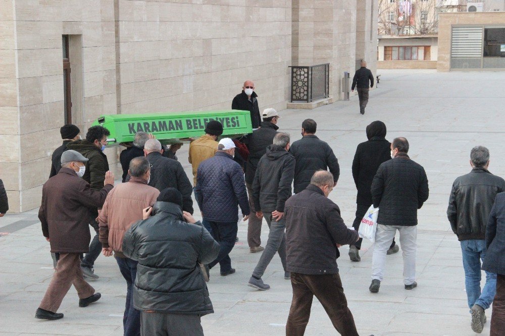 Cesedi Konya'da bulunan şahıs Karaman’da defnedildi