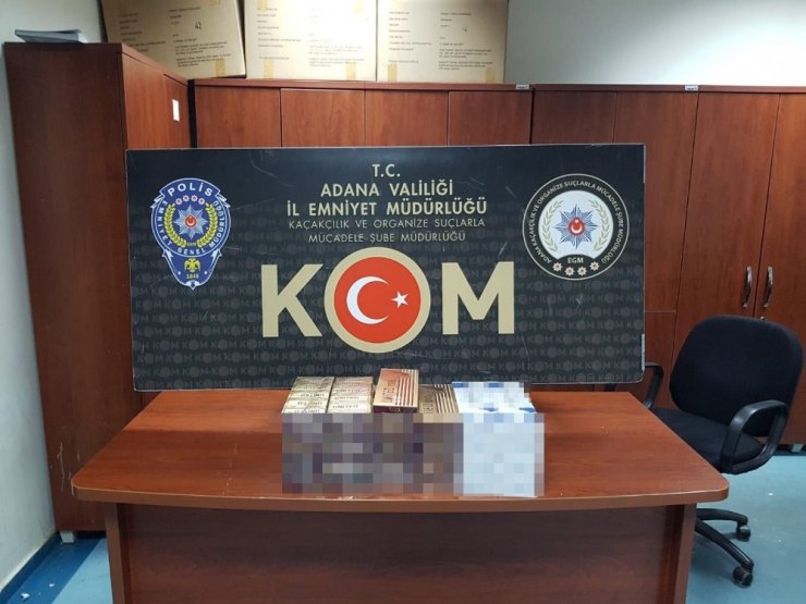 Adana’da kaçakçılık operasyonu