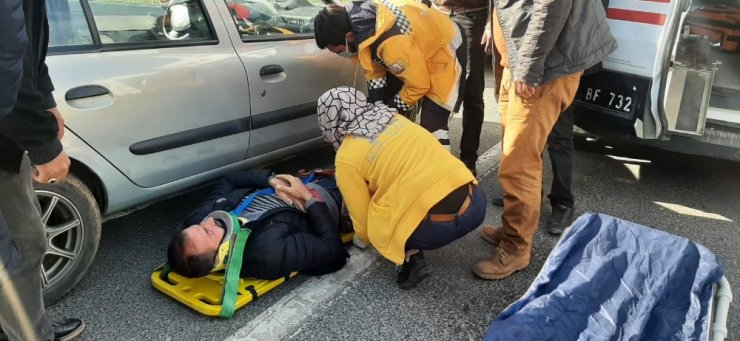 Zincirleme trafik kazası:1 yaralı