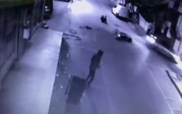 Bursa’daki feci kaza güvenlik kamerasında
