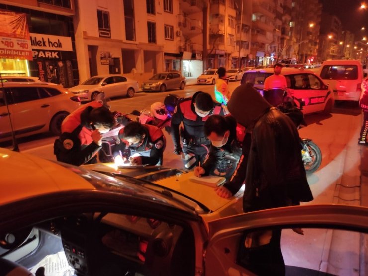 6 kişiyle kaçmaya çalışan taksi şoförünü yunus timleri durdurdu