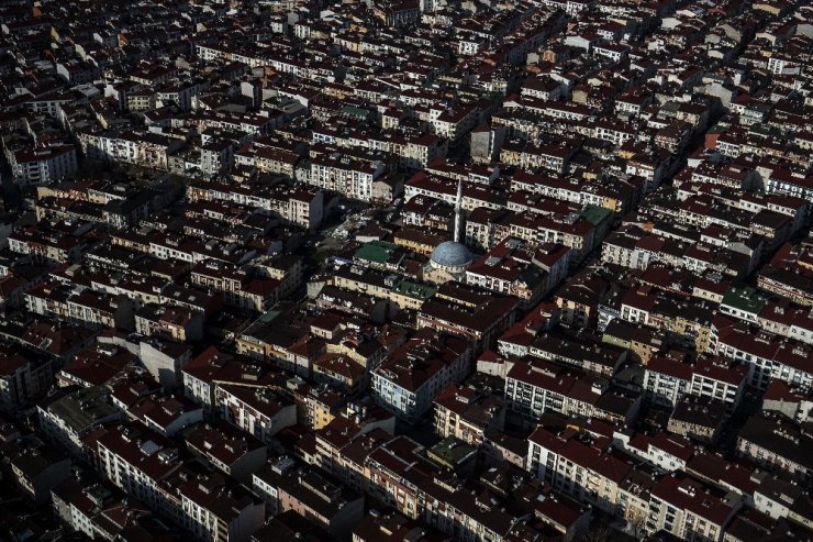 Polis helikopteriyle kısıtlama denetiminde İstanbul’un eşsiz manzarası görüntülendi