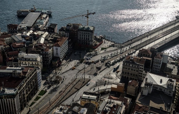 İstanbul’da helikopterli trafik denetimi